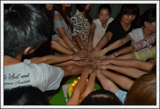 为了明天 加油!